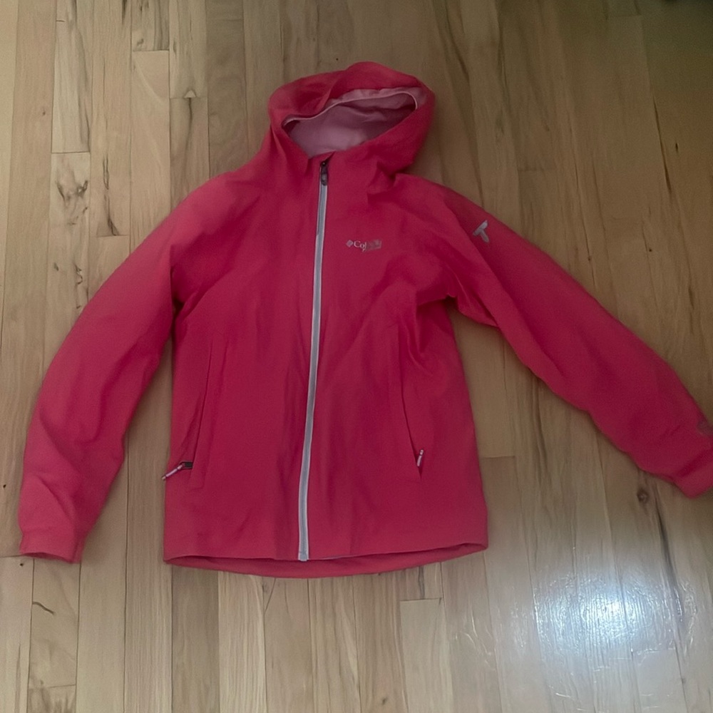 Columbia Titanium Pink Waterproof Rain Jacket